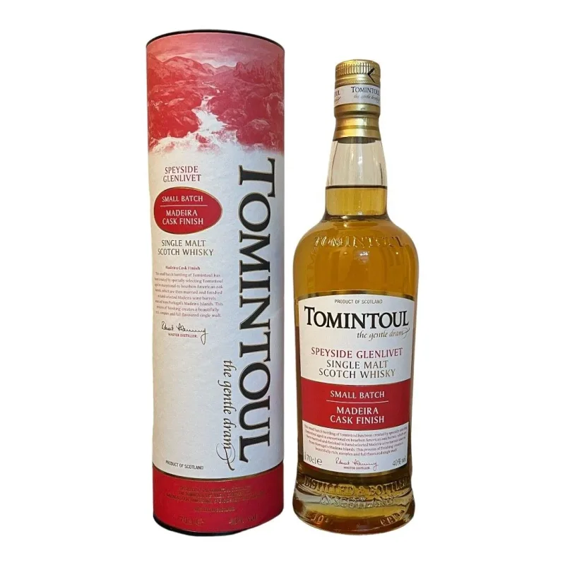 Tomintoul – Small Batch Madeira Cask Finish Speyside Single Malt Scotch Whisky (2024) (70cl, 40%)