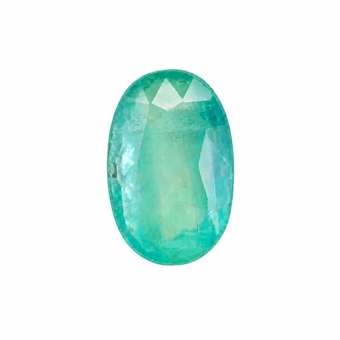 1 pcs Green Emerald - 5.85 ct - Gemological Science International (GSI)