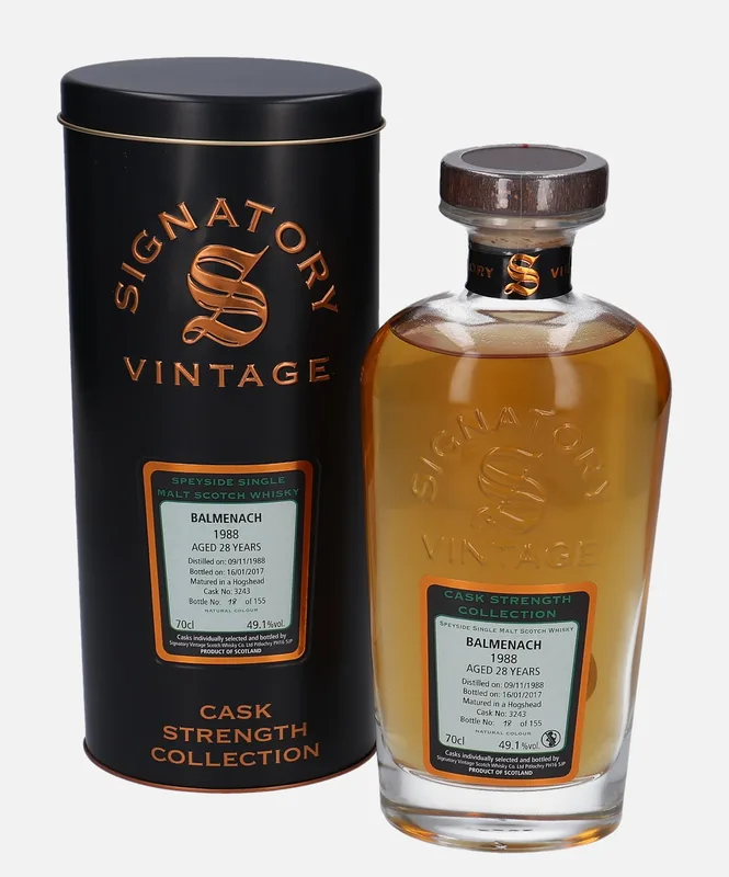 Balmenach – 1988 28 Year Old Signatory Vintage Scotch Whisky Co. Cask Strength Collection