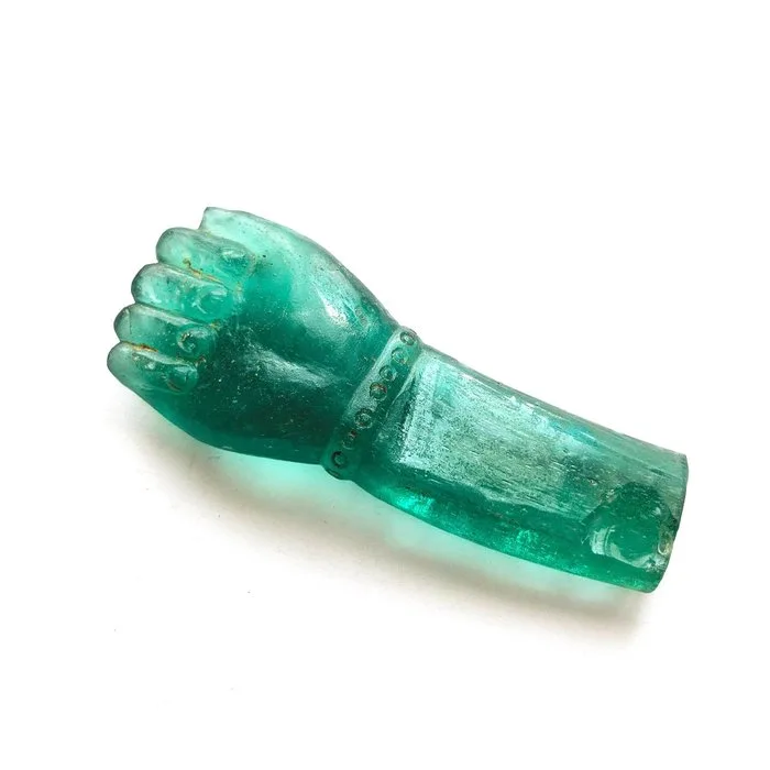 Gandhara Archaic Glass Rare Buddha's Hand of Fate Bead Talisman - 94 mm