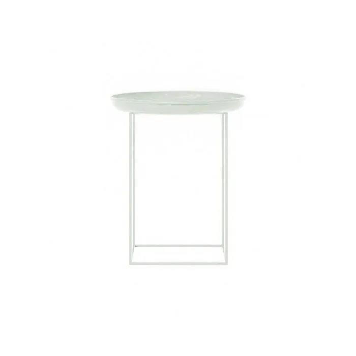 NORR11 - Coffee table - Duke Coffee Table small in Lacquered / Mineral Green - Steel