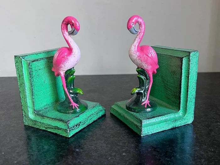 Decorative ornament (2) - Europe - Flamingo bookends