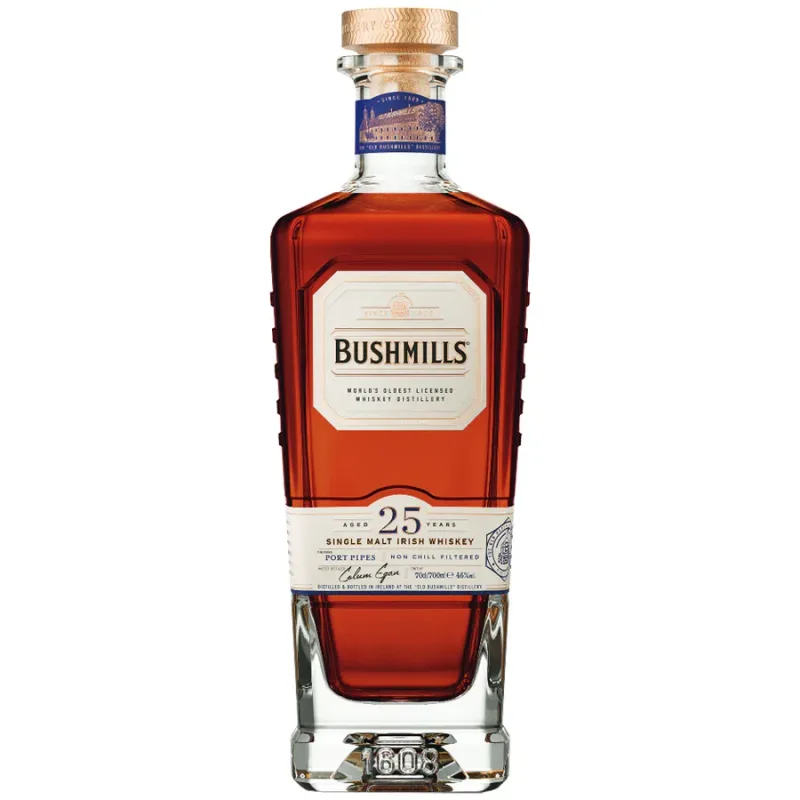 Bushmills 25 Year Old Single Malt Irish Whiskey