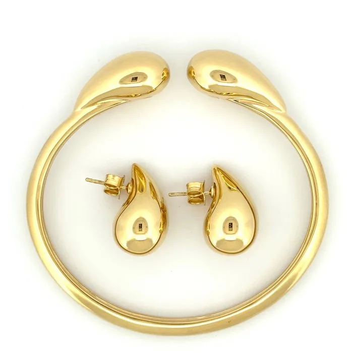 Handmade - Parure - 10.3 g - 18 kt. Yellow gold
