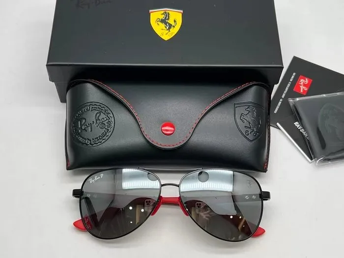 Ferrari - Ray-Ban RB8313M Ferrari Collection Polarized Sunglasses - Sunglasses